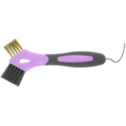 Cure-pieds brosse métal Hippotonic 3 en 1 Violet