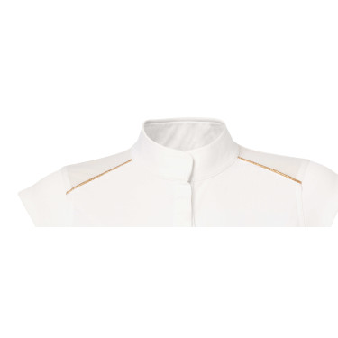 Polo Equithème Brussel Enfant Blanc