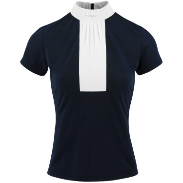 Polo Equithème Doha Manches courtes Bleu marine Polo Equithème Doha Manches courtes Bleu marine