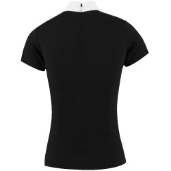 Polo Equithème Funza Manches courtes Noir