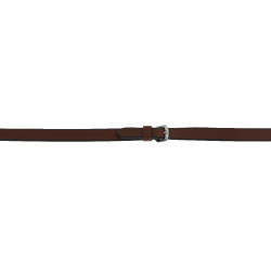 Rênes caoutchouc Eric Thomas Digit Havane Marron Rênes caoutchouc Eric Thomas Digit Havane Marron