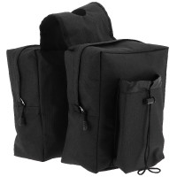 Sacoche Randol's Western double Marron