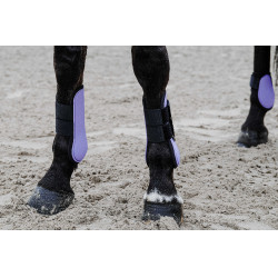 Guêtres Equithème Lilas Bleu Guêtres Equithème Lilas Bleu