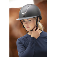 Casque Equithème Glint Mat Noir mat / argenté Casque Equithème Glint Mat Noir mat / argenté