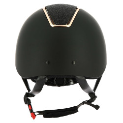 Casque Equithème Glint Mat Noir mat / rose