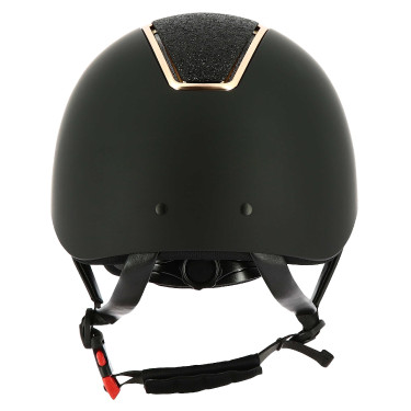 Casque Equithème Glint Mat Noir mat / rose