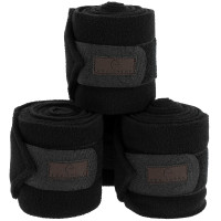 Bandes de polo Equithème par 4 Noir