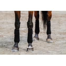 Bandes de polo Equithème par 4 Noir