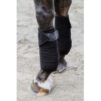Bandes de polo Equithème par 4 Noir Bandes de polo Equithème par 4 Noir