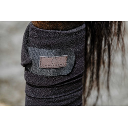 Bandes de polo Equithème par 4 Noir
