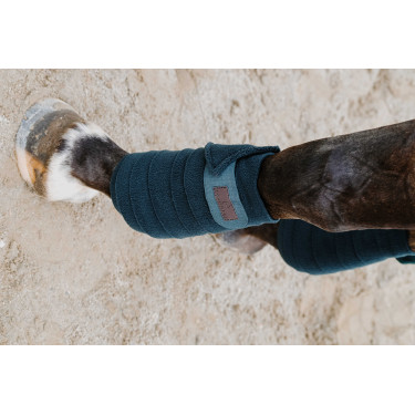 Bandes de polo Equithème par 4 Vert foncé