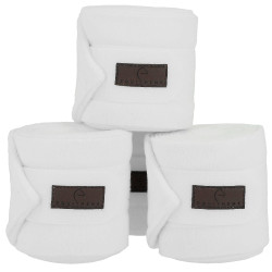 Bandes de polo Equithème par 4 Blanc