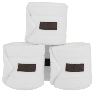 Bandes de polo Equithème par 4 Blanc