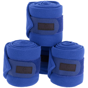 Bandes de polo Equithème par 4 Bleu roi