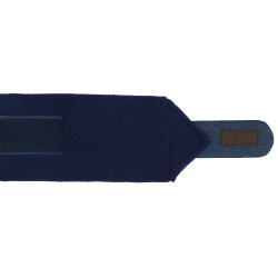 Bandes de polo Equithème par 4 Marine Bleu marine