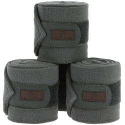 Bandes de polo Equithème par 4 Gris