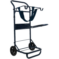 Chariot porte-selle Hippotonic court Marine Bleu marine