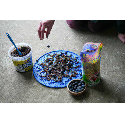 Tapis de léchage Likit Graze Maze Bleu