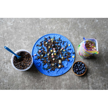 Tapis de léchage Likit Graze Maze Bleu