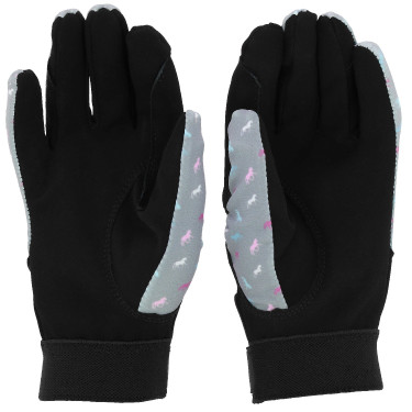 Gants Equithème Maelle Enfant Gris