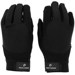 Gants Equithème Maelle Enfant Noir