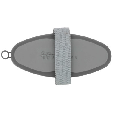 Brosse douce Je t'aime Equithème Strass Gris