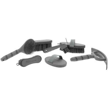 Brosse de tête Je t'aime Equithème Strass Gris