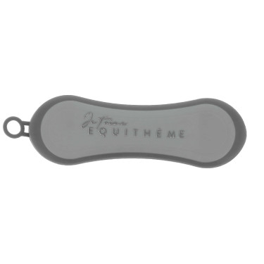 Brosse de tête Je t'aime Equithème Strass Gris