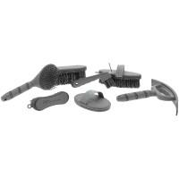 Brosse à crins Je t'aime Equithème Strass Gris