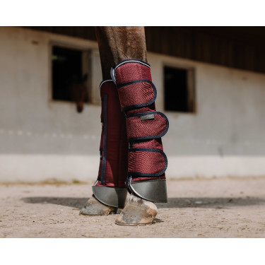 Guêtres de transport Equithème Tyrex 1200D Renforcées Bordeaux Guêtres de transport Equithème Tyrex 1200D Renforcées Bordeaux