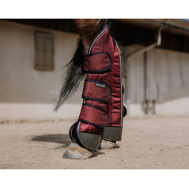 Guêtres de transport Equithème Tyrex 1200D Renforcées Bordeaux Guêtres de transport Equithème Tyrex 1200D Renforcées Bordeaux