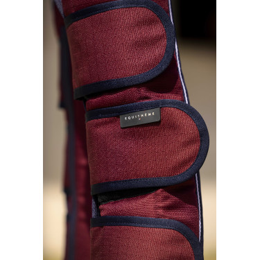 Guêtres de transport Equithème Tyrex 1200D Renforcées Bordeaux Guêtres de transport Equithème Tyrex 1200D Renforcées Bordeaux