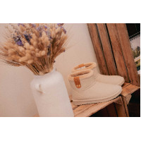 Boots Pénélope fourrées Gris glacier