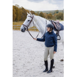 Blouson court Equithème Originals Alina Marine Bleu marine