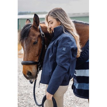 Blouson court Equithème Originals Alina Marine Bleu marine