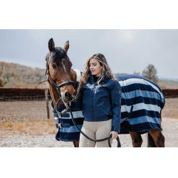 Blouson court Equithème Originals Alina Marine Bleu marine
