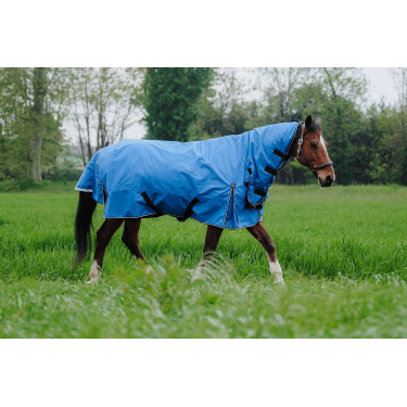 Couverture Equithème TYREX Aisance 1200D Combo Bleu roi