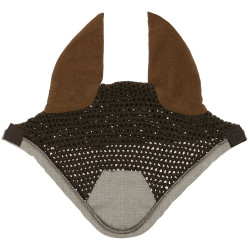 Bonnet chasse mouche Equithème Chic Marron