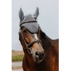 Bonnet chasse mouche Equithème Chic Gris