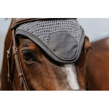 Bonnet chasse mouche Equithème Chic Gris