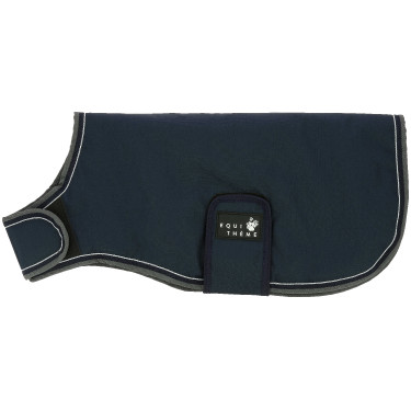 Couverture pour chien Equithème TYREX 600D Bleu / gris