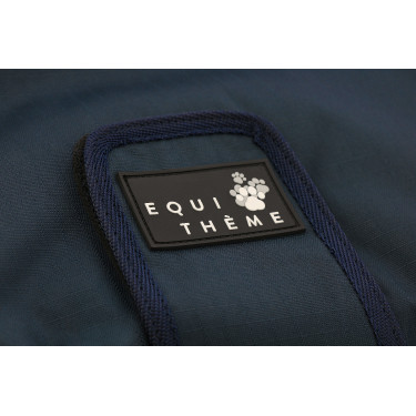 Couverture pour chien Equithème TYREX 600D Bleu / gris