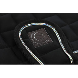 Couverture pour chien Je t'aime Equithème Noir