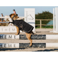 Couverture pour chien Je t'aime Equithème Noir