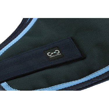 Couverture pour chien Equithème Eco 600D Marine Bleu marine