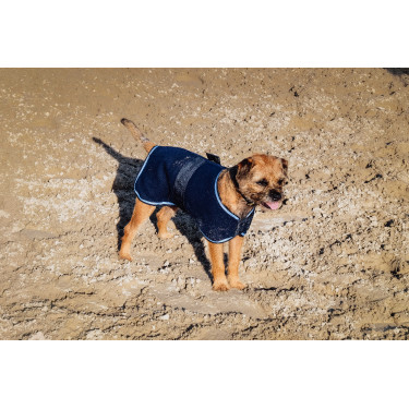 Chemise polaire pour chien Equithème Marine Bleu marine