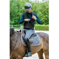 Gilet chauffant Equithème Charlie Noir