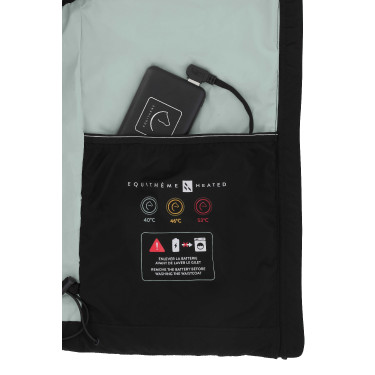 Batterie pour gilet chauffant Equithème Charlie Noir