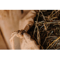 Sac à foin Hippotonic Naturel Beige / noir