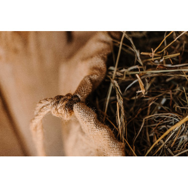 Sac à foin Hippotonic Naturel Beige / noir